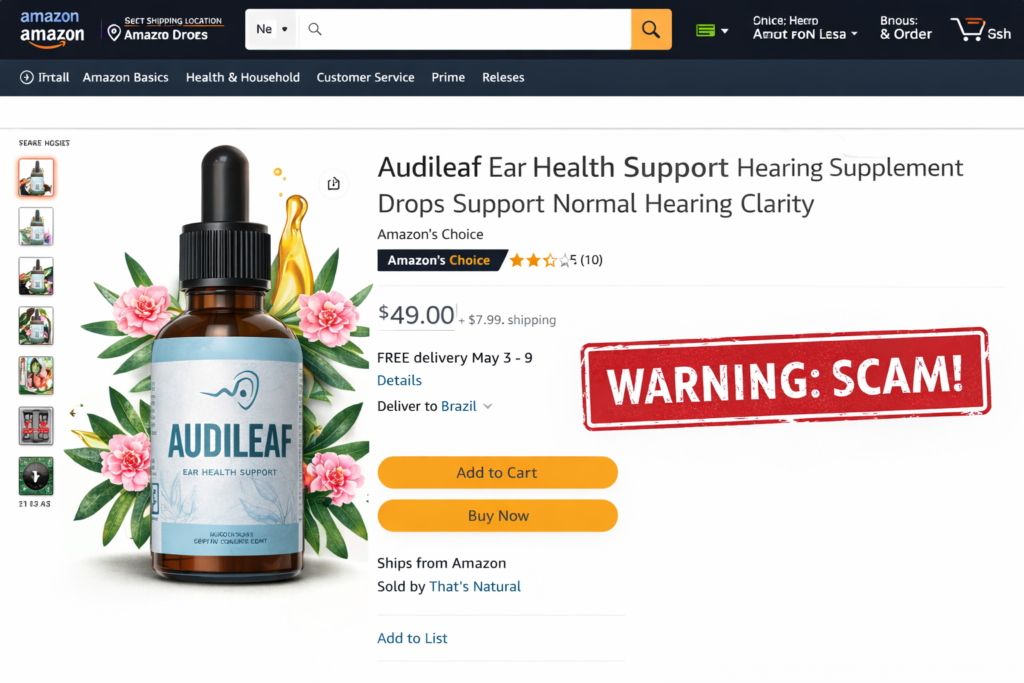 Audileaf ingredients list natural extracts for hearing clarity